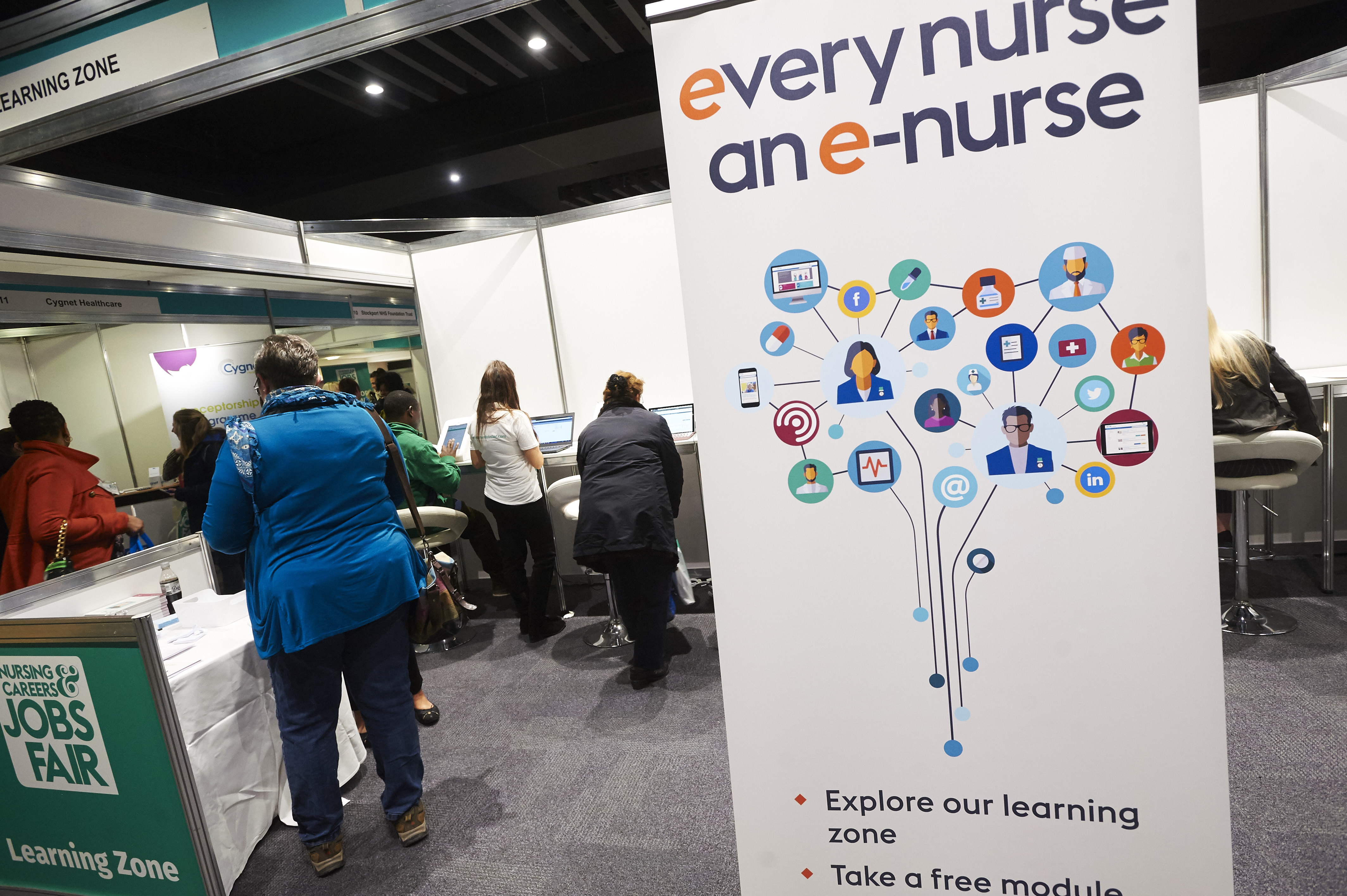 Learning zone rcni nursing careers and jobs fair Leicester