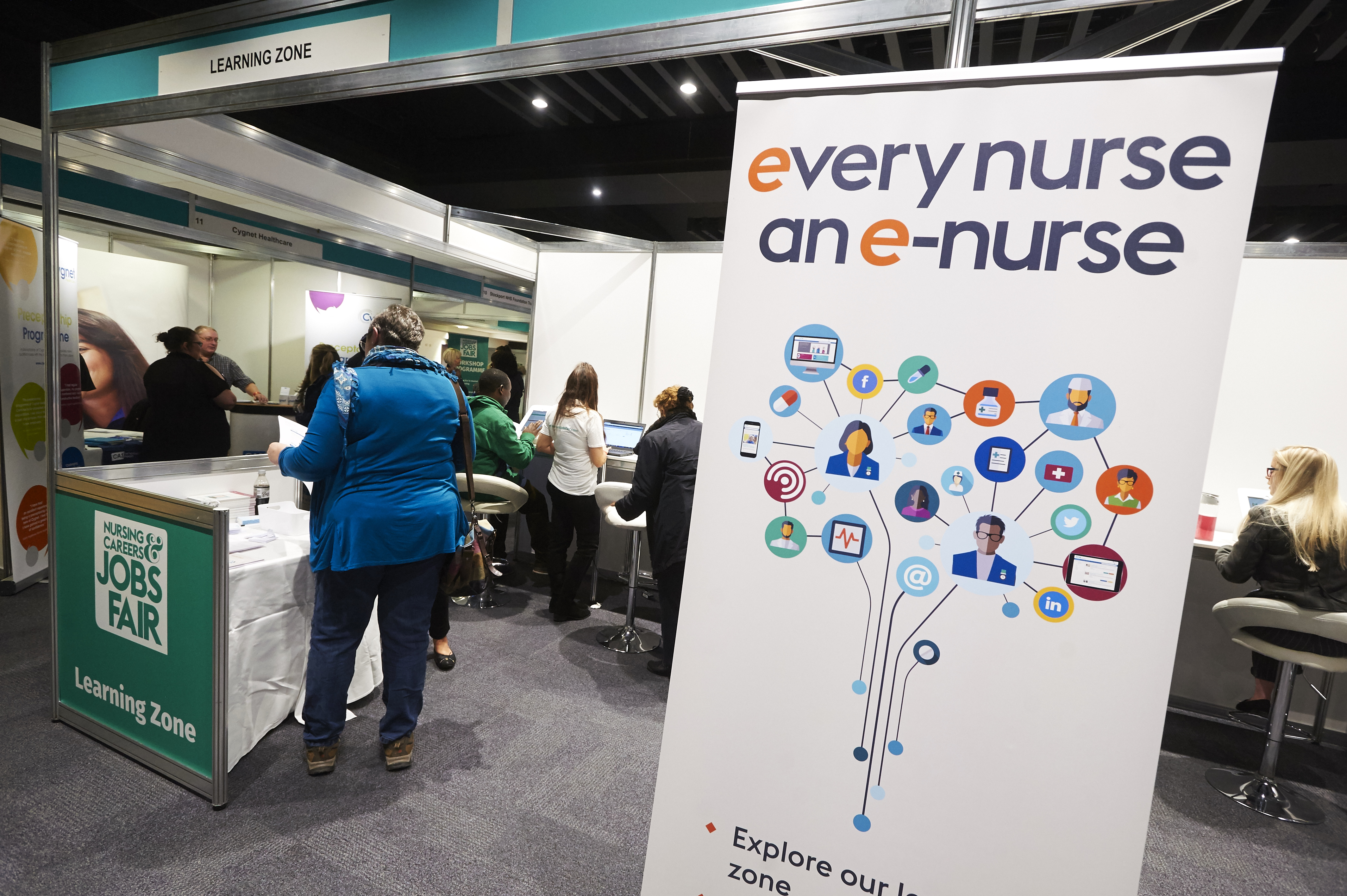 Learning zone rcni nursing careers and jobs fair