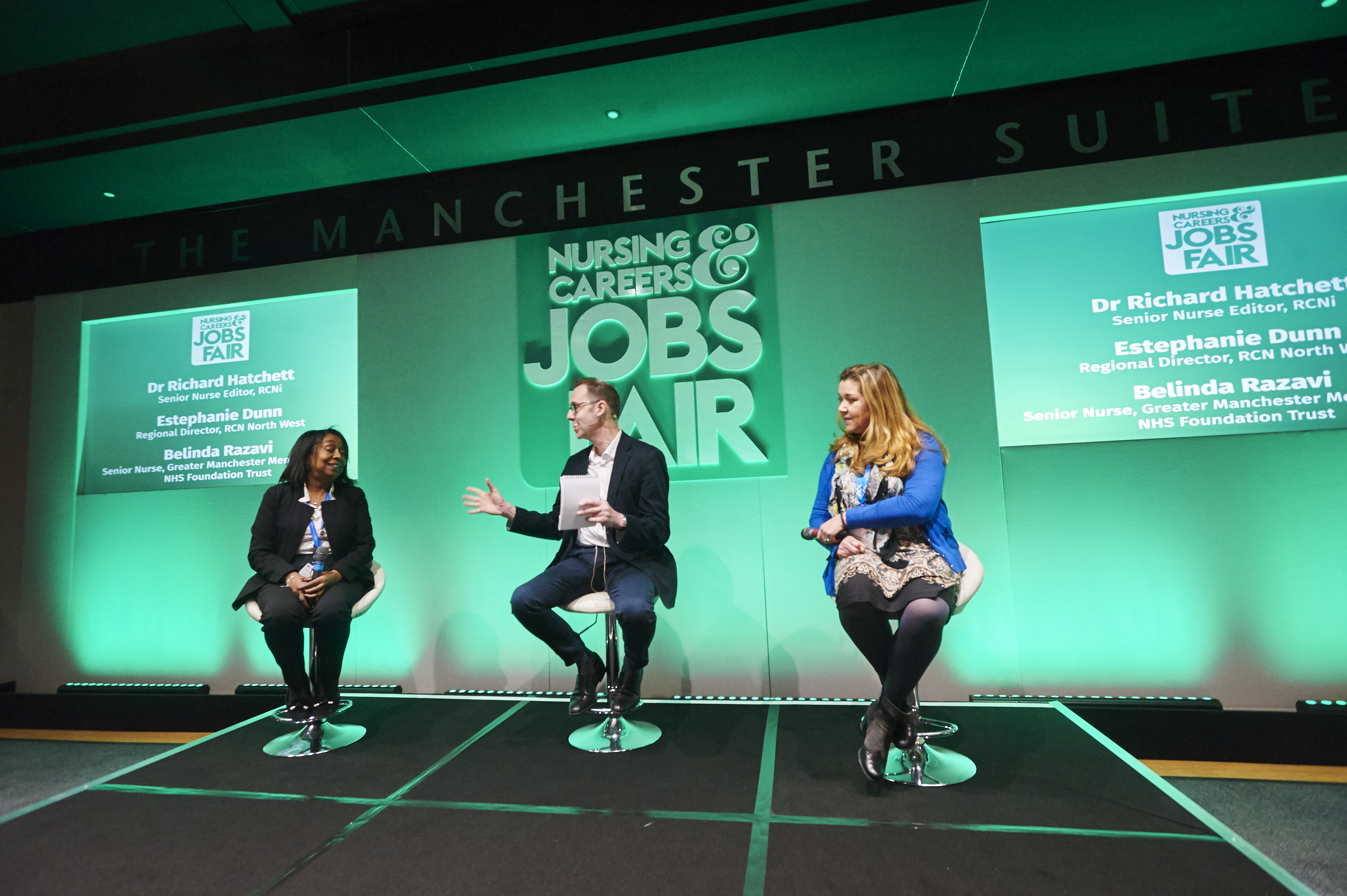 Panel talk at RCNi nursing careers and jobs fair Glasgow