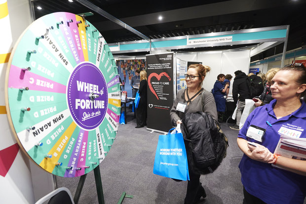 RCNi nursing careers and jobs fair Leicester competition